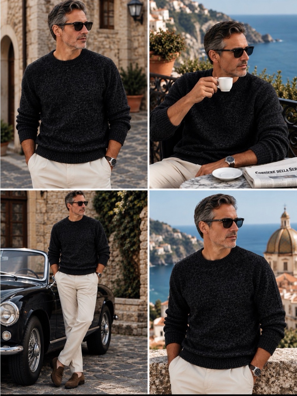 🔥LUXURY Made Italy Sweater Sz XL BLUMARINE Essential Minimalist PriceFirm!